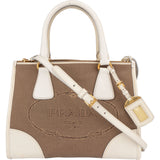Prada Jacquard Monogram Handbag