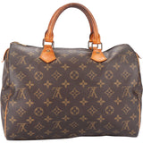 Louis Vuitton Canvas Monogram Speedy 30 Handbag