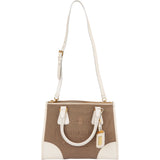 Prada Jacquard Monogram Handbag