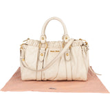 Miu Miu Leather City Handbag