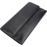 Louis Vuitton Noir Epi Leather Sarah Wallet