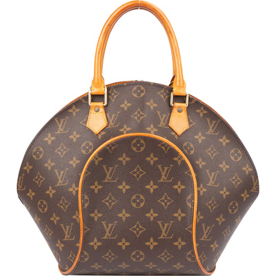 Louis Vuitton Canvas Monogram Ellipse MM Handbag