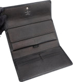Louis Vuitton Noir Epi Leather Sarah Wallet