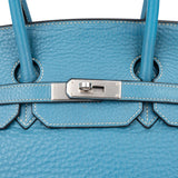 Hermès Blue Jean Togo Leather Birkin 35 Handbag