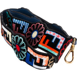 Fendi Multicolor Flower Bags Strap