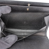 Louis Vuitton Noir Epi Leather Sarah Wallet