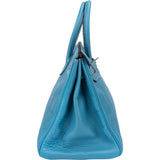Hermès Blue Jean Togo Leather Birkin 35 Handbag