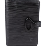 Louis Vuitton Noir Epi Leather Agenda PM