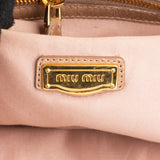 Miu Miu Cammeo Leather City Handbag