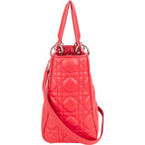 Christian Dior Quilted Leather Lady Dior Handbag