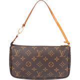 Louis Vuitton Canvas Monogram Pochette Accessoire Handbag
