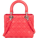 Christian Dior Quilted Leather Lady Dior Handbag