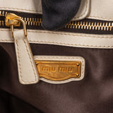 Miu Miu Leather City Handbag