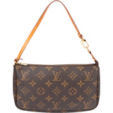 Louis Vuitton Canvas Monogram Pochette Accessoire Handbag