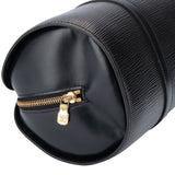 Louis Vuitton Noir Epi Leaher Soufflot Handbag