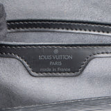 Louis Vuitton Noir Epi Leaher Soufflot Handbag