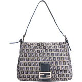 Fendi FF Monogram Baguette Mamma Handbag