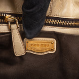 Miu Miu Leather City Handbag