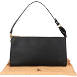 Louis Vuitton Noir Epi Leather Pochette Accessoire Handbag