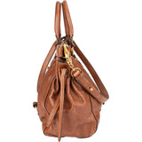 Miu Miu Brown Leather City Handbag
