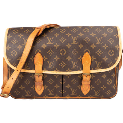 Louis Vuitton Cavas Monogram Gibeciere Crossbody Bag