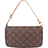 Louis Vuitton Canvas Monogram Pochette Accessoire Handbag