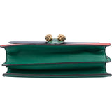 Gucci Multicolor Leather Dionysus Bamboo Top Handle Crossbody Handbag