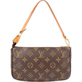 Louis Vuitton Canvas Monogram Pochette Accessoire Handbag