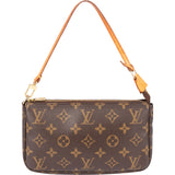 Louis Vuitton Canvas Monogram Pochette Accessoire Handbag