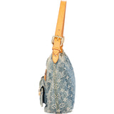 Louis Vuitton Denim Monogram Baggy PM Shoulder Bag