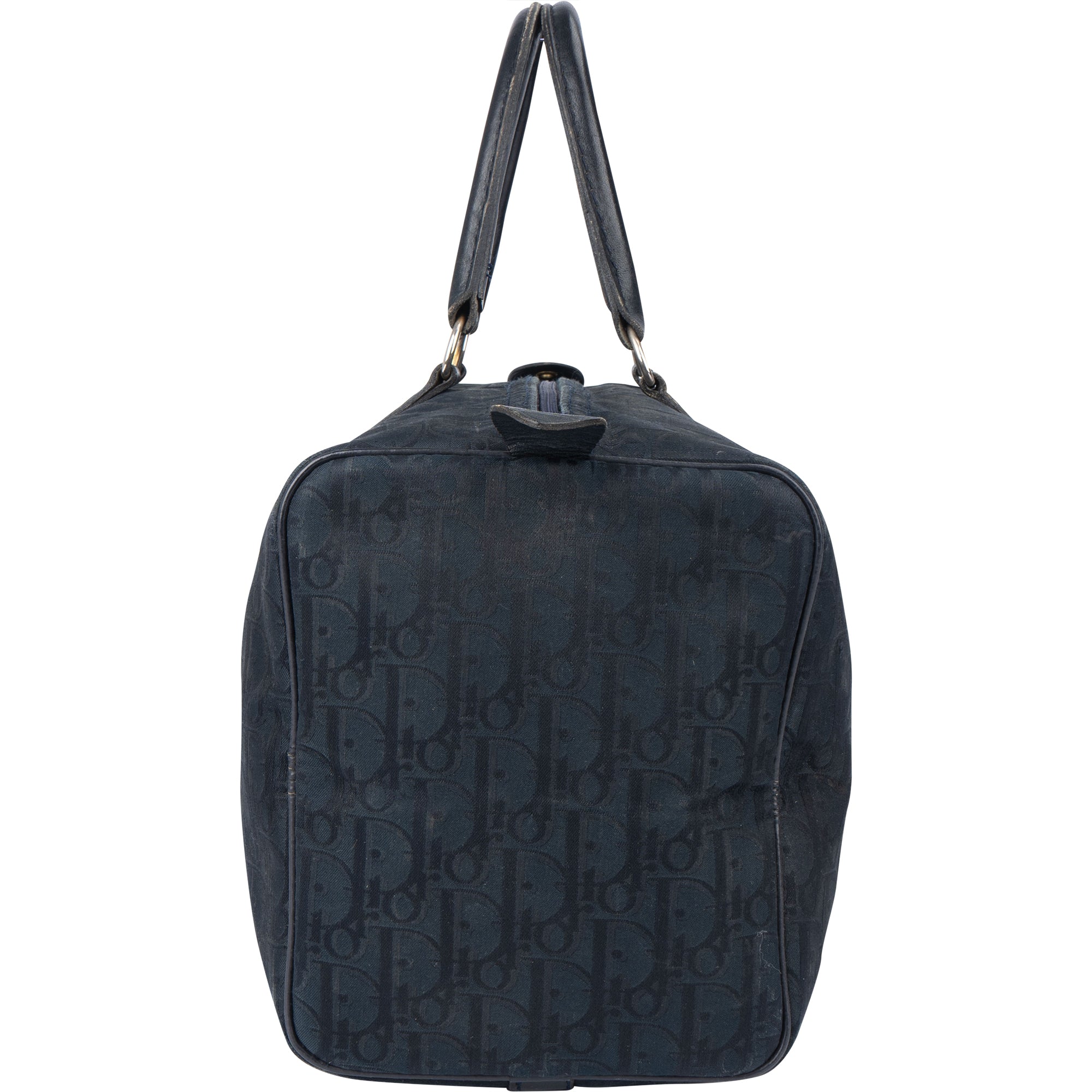 Christian Dior Satin Trotter Monogram Boston 30 Handbag - vintageandkickz