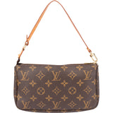 Louis Vuitton Canvas Monogram Pochette Accessoire Handbag