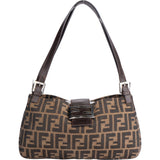 Fendi FF Monogram Baguette Shoulder Bag