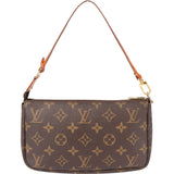 Louis Vuitton Canvas Monogram Pochette Accessoire Handbag