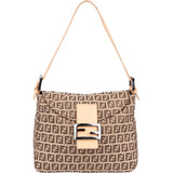 Fendi FF Monogram baguette Buckle Shoulder bag