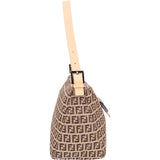 Fendi FF Monogram baguette Buckle Shoulder bag