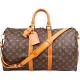 Louis Vuitton Canvas Monogram Keepall 45 Bandouliere