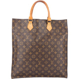 Louis Vuitton Canvas Monogram Sac Plat Handbag