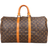 Louis Vuitton Canvas Monogram Keepall 45 Bandouliere