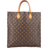 Louis Vuitton Canvas Monogram Sac Plat Handbag