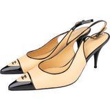 Chanel Bicolor CC Leather Pumps (35)