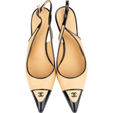 Chanel Bicolor CC Leather Pumps (35)