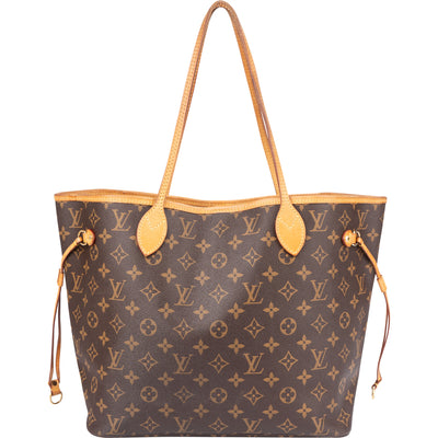 Louis Vuitton Canvas Monogram Neverfull MM Shopper Handbag