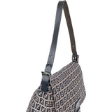 Fendi FF Monogram Baguette Buckle Shoulder Bag