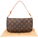 Louis Vuitton Canvas Monogram Pochette Accessoire Handbag