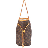 Louis Vuitton Canvas Monogram Neverfull MM Shopper Handbag