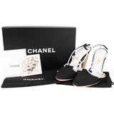 Chanel Cotton CC Sling High Heels (36)
