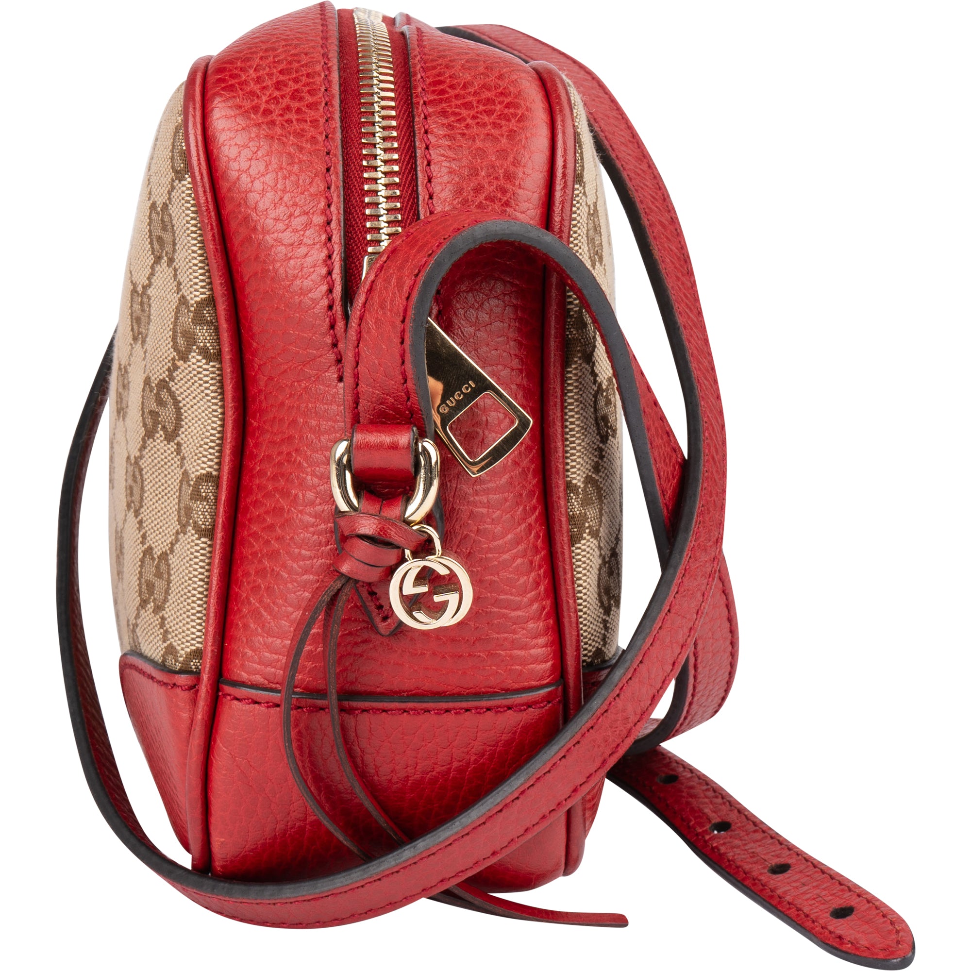 Gucci GG Monogram Bree Crossbody Bag - vintageandkickz
