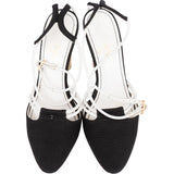 Chanel Cotton CC Sling High Heels (36)