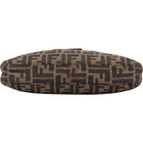 Fendi FF Monogram Baguette Buckle Shoulder Bag